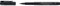 Faber-Castell 6 Fasermaler, Tusche, Pitt, Künstlerstift, Pinselspitze 1 – 5 mm, schwarz