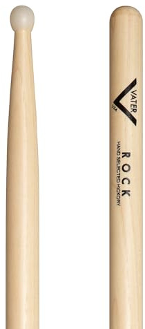 Vater - Rock (Nylon Tip) American Hickory Drumsticks - VHRN