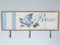 Aix Home GmbH Garderobe mit 3 Haken Holzleiste Wandgarderobe Holz Metall Hakenleiste Landhaus
