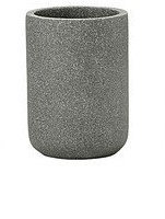 Zone Zahnputzbecher Beton Grau