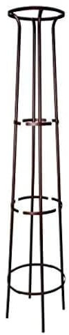 Louis Moulin 3816 Tuteur Colonne Corset Col Evasé Métal Fer Vieilli 200 cm