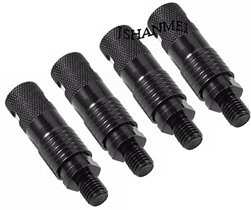 jshanmei 4/lot Full Metall Quick Release Adapter Stecker Fisch, Halterungen Karpfen Angel Pod Bank Stick Bissanzeiger Rod Halter Abnehmbarer Karpfenangeln Tackle