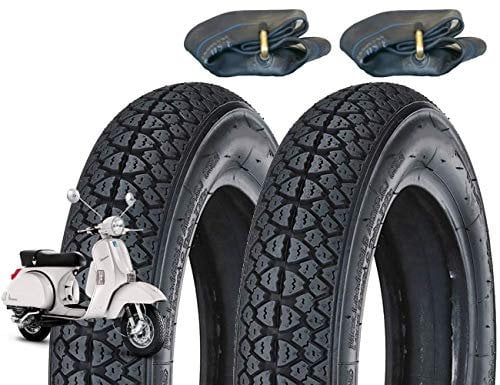Union Reifen 100/90-10 + 2 Luftkammern für Piaggio Vespa Vespa Ape 61J GOMME COPERTONI
