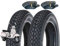 Union Reifen 100/90-10 + 2 Luftkammern für Piaggio Vespa Vespa Ape 61J GOMME COPERTONI