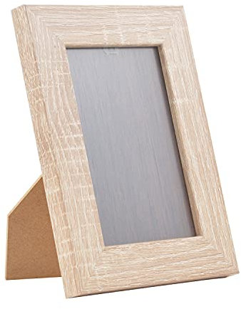 Stallmann Design Bilderrahmen-Set Holz Sonoma Eiche 3er Set 13x18 cm Bilderrahmen-Set mit Standfuß in verschiedenen Größen und Farben erhältlich Rahmen mit bruchsicherem Kunstglas