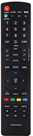 Goshyda AKB72915244 Remplacement de la télécommande Universelle pour 22LK330 26LK330 32LK330, pour la Plupart des téléviseurs LCD, LED ou Plasma sous la Marque