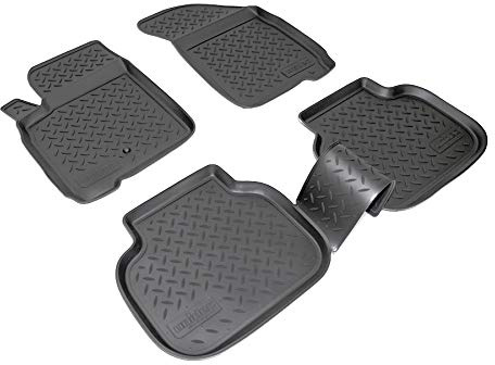 Recambo 3D Gummi Fussmatten passend für DODGE Journey | BJ 2008-2020 | passgenau + Rand