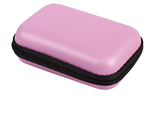 Organisateur de Stockage numérique 5 Couleurs Mini Sac de Rangement Gadgets Organisateur étui Portable pour écouteurs U Disque câble de données Chaud(Rose)