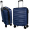 HANSEKOFFER Hartschalenkoffer groß · Koffer XL · Reisekoffer mit Rollen · Trolley mit Teleskopgriff · Leicht · Rollkoffer mit Zahlenschloss · Marineblau
