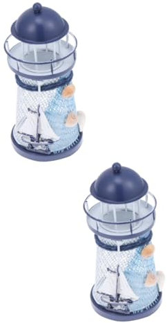 LABRIMP 2stücke Mediterraner Teelichthalter Aus Eisenkunst Stilvoller Kerzenständer Im Segelboot-Design Für Hochzeiten Partys Tischdekoration Rustikales Accessoire Für Garten Und