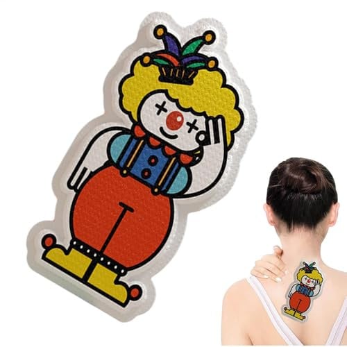 Adhesive Body Warmers | Cartoon Pattern Hot Hand Warmer | Long Lasting Air Activated Instant Heat Pads for Body, Hands, Toes