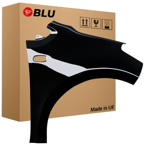 BLU Kotflügel Passend für VW UP! LC9X Rechts Schwarz | 2012-2016 | Vorderseite Vorne | Lackiert | Einbaufertig
