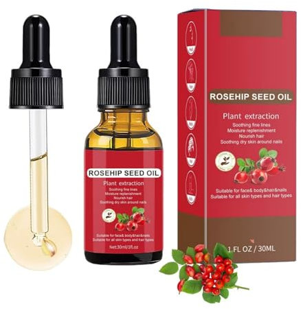Huile De Rose Musquée Bio, Huile Visage, Huile De Rose, Huile Végétale, Sérum Visage, Vitamine C & E | Soin Visage Et Contour Des Yeux | Anti Cerne, Anti Ride, Anti Tache, Pores Shrinking 
