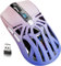 Wekity Wireless Gaming Mouse, 10000 DPI, Tri-Mode 2.4GHz/Bluetooth/Wired Mouse, 6 Buttons, Digital Display, Silent Mice, Rechargeable, Customizable Macro and RGB Backlight for PC/Mac/Laptop (Purple)