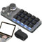 GkgWuxf Clavier programmable | Clavier programmable à une main à 15 touches – Clavier multifonction macro pour montage vidéo, ordinateur compatible avec PC