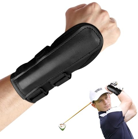 VerteLife Golf Wrist Brace with Metal Splints Breathable Support Swing Training Aid for Posture Correction & Arthritis Pain Relief Comfortable Golf Wrist Stabilizer for Beginners & Senior Golfers