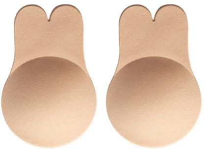 KQOZG Reggiseno Push Up Invisibile in Silicone, Reggiseno Adesivo Lavabile Riutilizzabile Appiccicoso per Abito da Sera Senza Schienale Senza Spalline Coppa BC