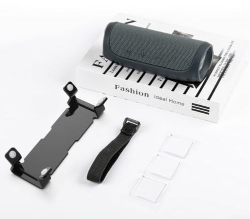 Aprilsunnyzone Sichere Armaturenbrett-Halterung für JBL Flip-Lautsprecher, rutschfeste Acryl-Halterung (transparent)