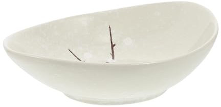 TOPPERFUN 1 Plato De Cerámica Pintado A Mano Plato Pequeño Para Servir Plato De Porcelana Para Cocinar Platos Para La Cena Plato Para Mojar Plato De Cerámica Pintado A Mano Plato De