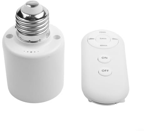 Douille à vis E27 au design élégant avec télécommande avec fonctionnalités avancées pour une installation moderne des espaces de vie
