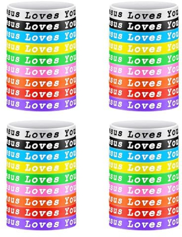 Tagtight 36 Stück Jesus Liebt Dich-Silikonarmbänder, Gummiarmbänder, Inspirierenden Sprüchen Mutmacher Geschenke, Christliche Silikonarmbänder für Erwachsene und Jugendliche