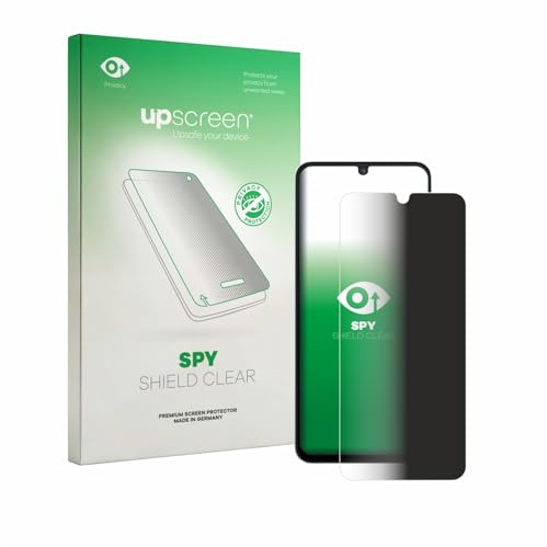 upscreen Anti-Spy Blickschutzfolie für Xiaomi Poco C81x Made in Germany, Privacy Screen Displayschutz-Folie [Sichtschutz, Blaulichtfilter]