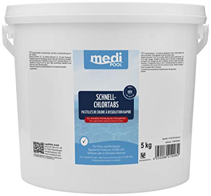 Medipool Schwimmbadpflege Schnell-ChlorTabs, 5 kg