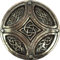 Wild Goose Studios Irische Tafel keltischer Knoten Kreis Kreuz Bronze beschichtetes Harz gegossen, stabil 12,7 cm Durchmesser, hergestellt in Irland