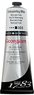 Daler-Rowney Georgian Oil Paint, Aluminium Tube, 7.61oz - 225 ml, Underpaint White