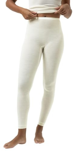 Mey Damen Leggings aus Schurwolle Serie Wool&Silk | Lange Leggings mit flachem, glänzendem Bund, ohne auftragende Seitennähte, weichen Beinabschlüssen, Gr. 38–48