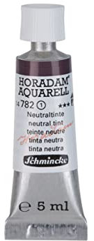 Schmincke – HORADAM® AQUARELL - feinste Künstler-Aquarellfarben, Neutraltinte - 5 ml