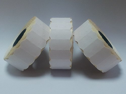SATO S26 26 mm x 12 mm Preis Gun Etiketten – weiß Spaltbar – 30 Rollen/45 000 Etiketten