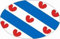 U24 Autoaufkleber Niederländisch Friesland Oval 10 x 6,5 cm