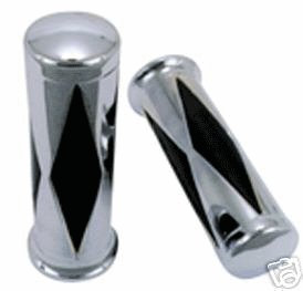 Lenker Griffe Custom Chrom für Harley-Davidson Motorrad