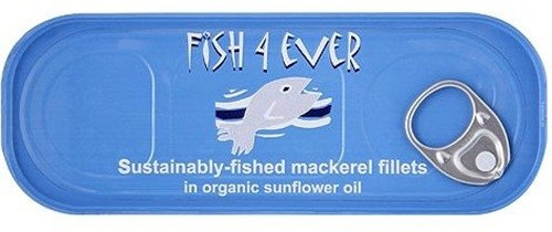 Fish4Ever Mackerel Fillet SunFlower Oil 120g X 6 (Pack of 6)