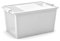 Kis Aufbewahrungsbox Bi Box 40 Liter in weiß-transparent, Plastik, 55x35x28 cm