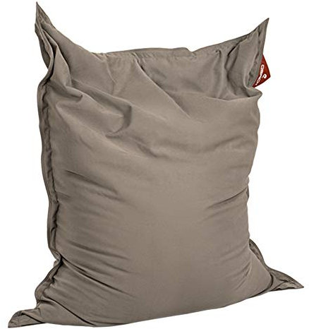 QSack Sitzsack Indy, mit Inlett und schadstoffgefprüfte EPS Toxproof Mikroperlen, 140 x180 cm Indoor Sitzsack XXL, Neu (dunkelsand)