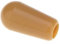 Musiclily USA Gewinde Gitarre 3-Weg Toggle Schalter Knopf Schalter Kappe Toggle Switch Knobs Caps Tips für LP Les Paul Style E-Gitarre,Bernstein (2 Stück)