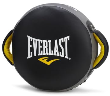 Everlast Unisex – Erwachsene Punch Shield Leather Box Equipment, Schwarz, Einheitsgröße EU
