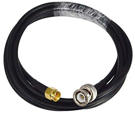 Boobrie 2M BNC Male to SMA Male Cable RG58 SMA to BNC Coax Pigtail 6.6ft Jumper RF 4G Antenna 50ohms Cable CB Radio for Ham Radio Ham Handheld Icom Roof