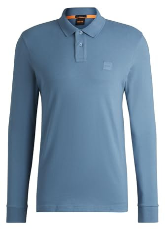 BOSS Mens Passerby Slim-fit Polo Shirt in Stretch-Cotton piqué