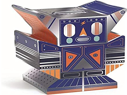 DJECO DD03340 Hucha Robot Spardosen, Mehrfarbig