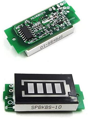 Hayatec 18650 Li-Po Lithium Battery Capacity Indicator Module Meter Power Level Display Board