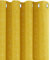 Deconovo Gardinen Verdunkelung für Schlafzimmer Kälteschutz Thermo gegen Kälte Thermogardine Hitzeschutz, Thermo Vorhänge mit Ösen, Vorhang mit Muster, 183x132 cm(HöhexBreite), Senfgelb, 2er Set