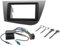 sound-way Kit Montage Autoradio, Marco 2 DIN Radio de Coche, Adaptador Antena, Cable Conector ISO, Llaves Desmontaje Compatible con Seat Leon 2005-2012