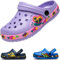 DRECAGE Sabots Enfant Été Chaussons Garçons Filles Pantoufles EVA Clogs Tongs Sandales de Plage à Enfiler Piscine de Jardin Antidérapage Purple 29 EU