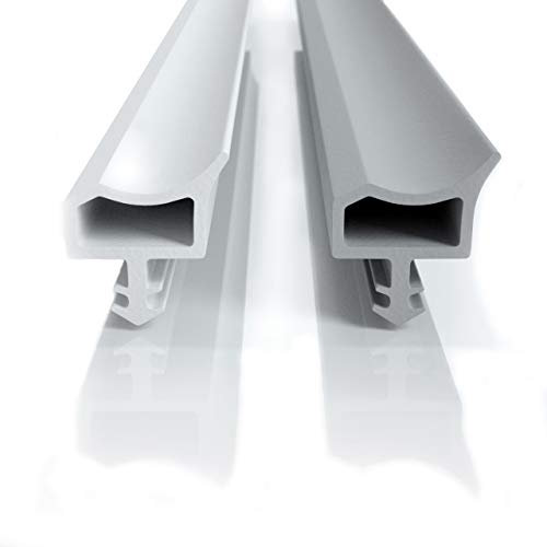 Premium Türdichtung für Zimmertüren gegen Zugluft, in weiß und grau perfekte Dichtung für deine Zimmertür (50m, weiß)