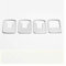 DaSenLa Edelstahl-Innentür-Fenster-Schalter-Steuerung Dekorative Abdeckung Borte Sitz for Renault Dacia Logan II Sandero 2 DaSenLa (Color Name : 4 Covers)
