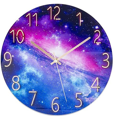 ACCSHINE Wanduhr Ohne TickgeräUsche Lautlos Modern 30cm Quarz Groß Batterie Betriebene Wanduhr Einfach zu Lesen für Zimmer Zuhause KüChe Schlafzimmer BüRo Schule