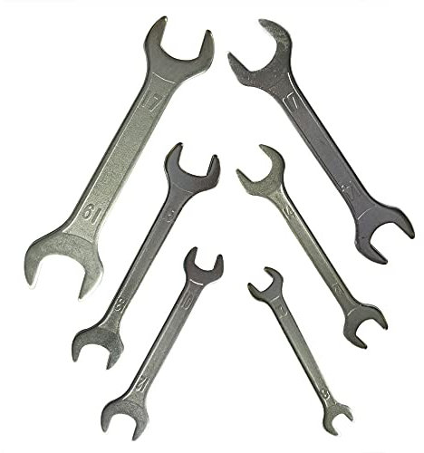Lotatheta Double Ended 8 mm thru 19mm Cone Wrench Bicycle Tool Kit Spanner Bike Cycling Multi Set